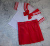 Sailor Skirt & Top Set ( RED )