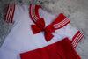 Sailor Skirt & Top Set ( RED )