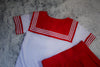 Sailor Skirt & Top Set ( RED )