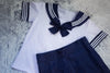 Sailor Skirt & Top Set ( DARK BLUE )