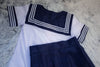 Sailor Skirt & Top Set ( DARK BLUE )